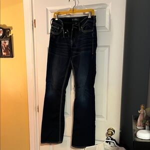 Silver Jeans Women's Deep Indigo Boot Cut Jeans